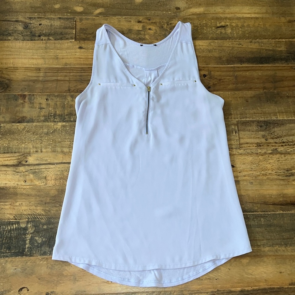 Lavendar Sleeveless Blouse